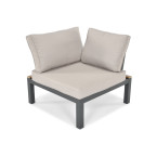Narożnik ogrodowy aluminiowy BALI | aluminiowe meble ogrodowe, nowoczesny design, na taras i do ogrodu