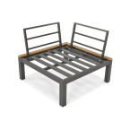 Narożnik ogrodowy aluminiowy BALI | aluminiowe meble ogrodowe, nowoczesny design, na taras i do ogrodu
