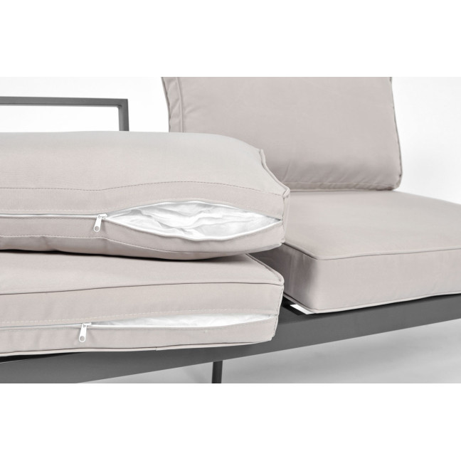 Narożnik ogrodowy aluminiowy BALI | aluminiowe meble ogrodowe, nowoczesny design, na taras i do ogrodu