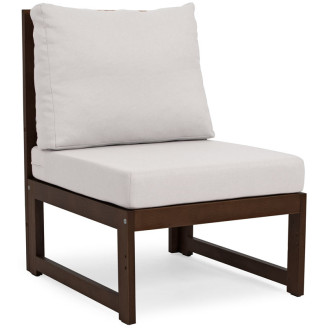 MALTA middle segment - dark brown/graphite cushion