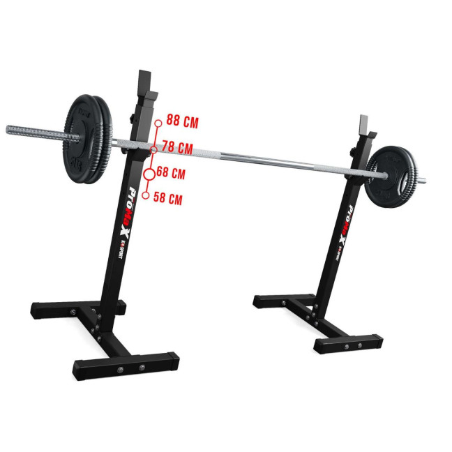 Training Bench + Two Barbell Supports