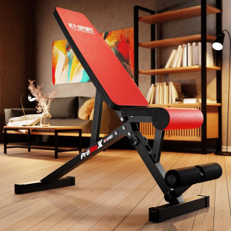 Foldable exercise bench