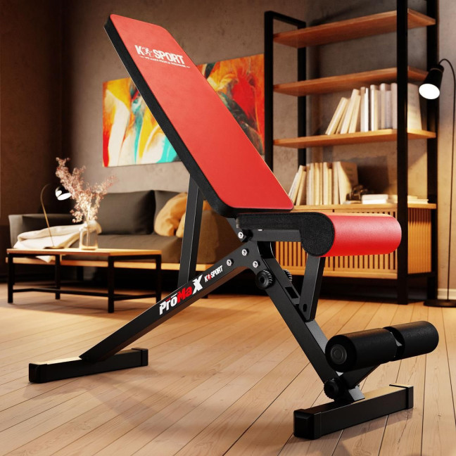 Foldable exercise bench
