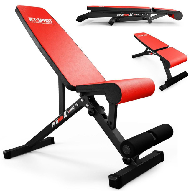 Foldable exercise bench