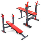 Exercise bench and 100 kg weight set