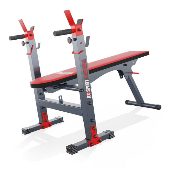 Exercise bench and 100 kg weight set