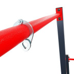 Dip bars + garden pull-up bar