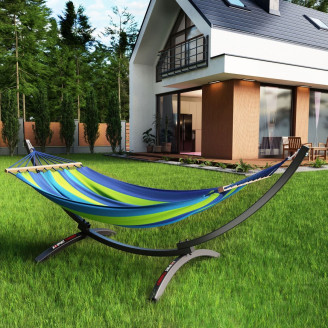 Garden hammock with galvanized structure
