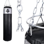 130 cm / 60 kg - Punching bag 60 KG! Punching bag with rubber granulate SBRX 130 cm Silver