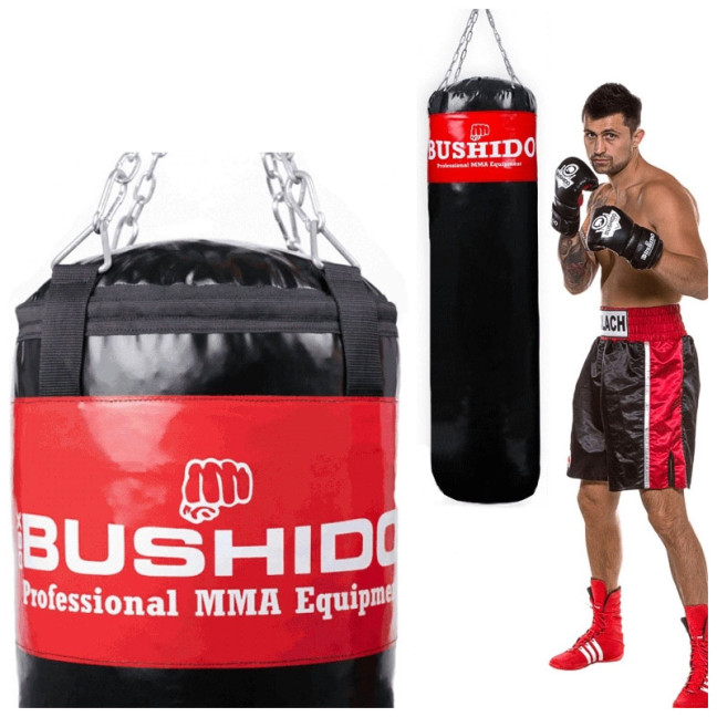 130 cm / 30 kg - BUSHIDO BOXING PUNCHING BAG 30 KG