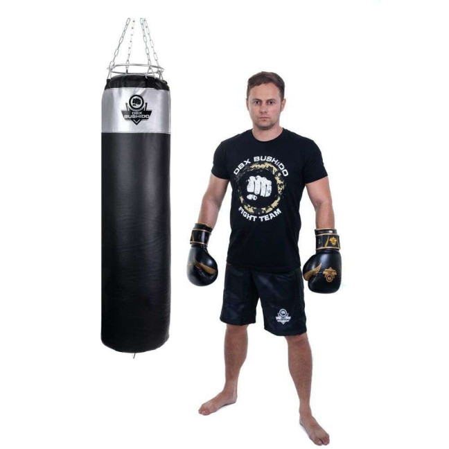 130 cm / 60 kg - Punching bag 60 KG! Punching bag with rubber granulate SBRX 130 cm Silver