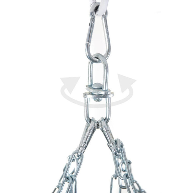 130 cm / 60 kg - Punching bag 60 KG! Punching bag with rubber granulate SBRX 130 cm Silver