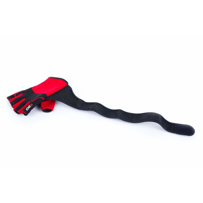 WG-161 - GYM GLOVES - FOR EXERCISES - WITH LONG VELCRO AND GRIP-X SYSTEM - M