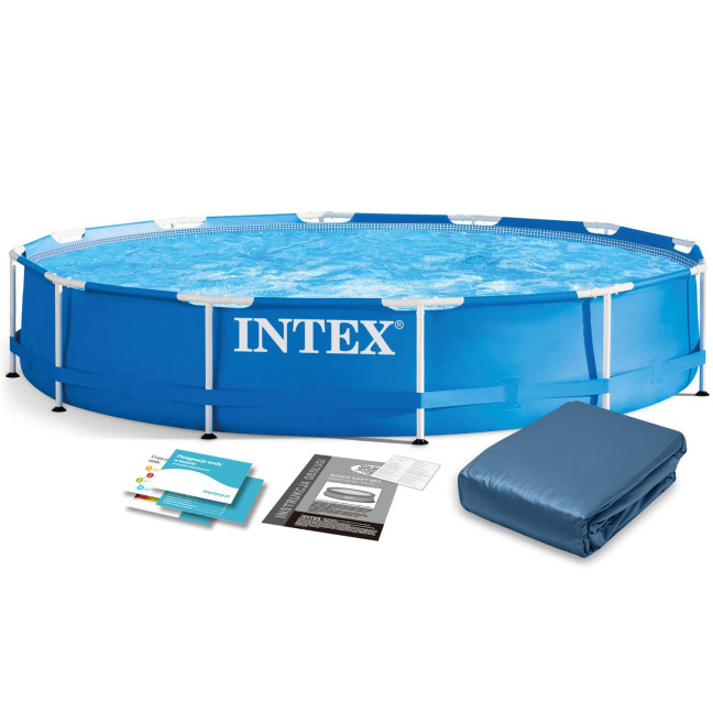 INTEX Metal Frame Pool Ø 366 × 76 cm (6-in-1 kit • model 28210)