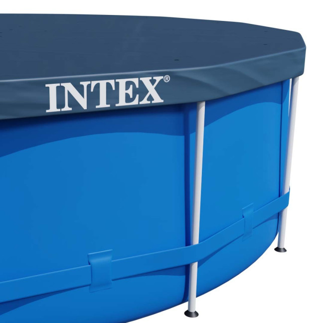INTEX Metal Frame Pool Ø 366 × 76 cm (16-in-1 kit • model 28212) + bubble machine for FREE