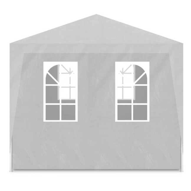 MultiGarden White Commercial Garden Pavilion Tent 3x9 m with 8 Walls | Garden furniture, relaxation, modern style