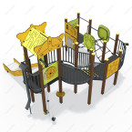 Playground-Viking Trail Game Complex