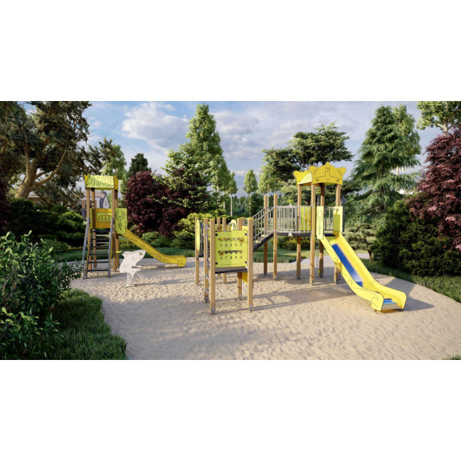 Playground-Viking Trail Game Complex