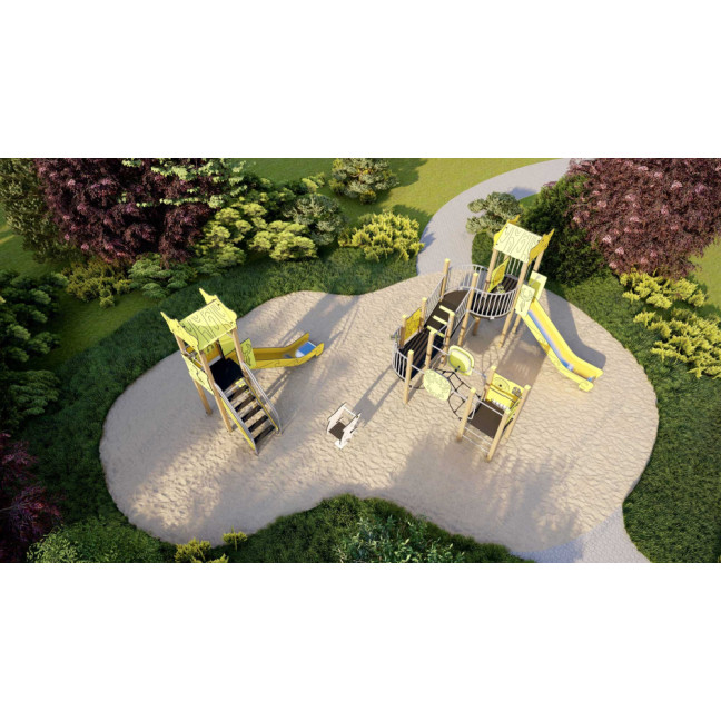 Playground-Viking Trail Game Complex