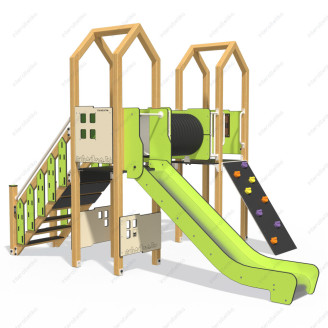 Playground-The Climber's House playground complex