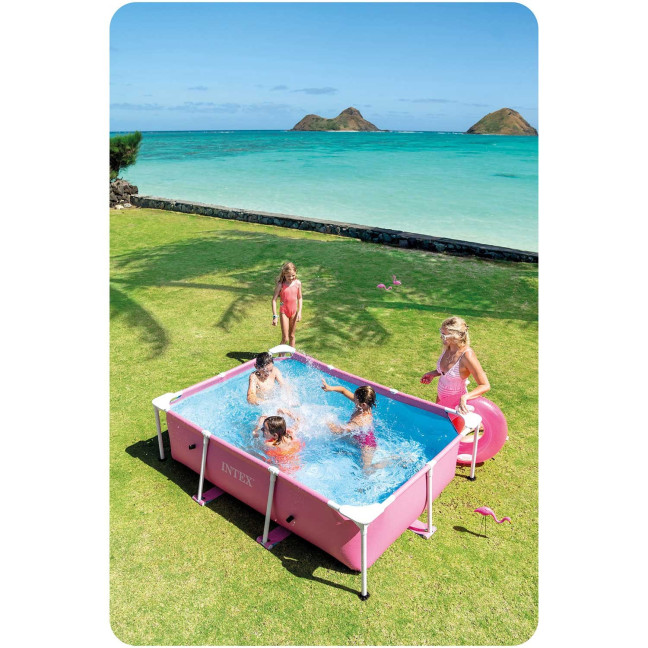 Garden Frame Pool INTEX 28266 - 220 x 150 x 60 cm, 2-in-1