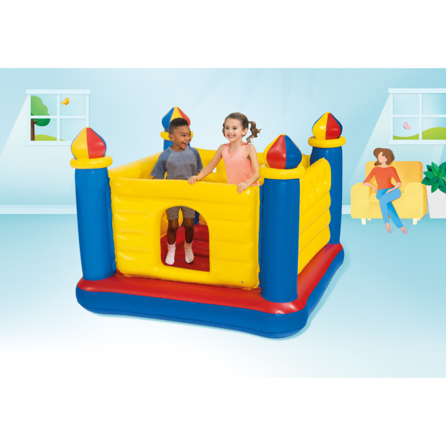 Dmuchana trampolina Zamek dla dzieci 174 x 174 x 135 cm 48259 INTEX