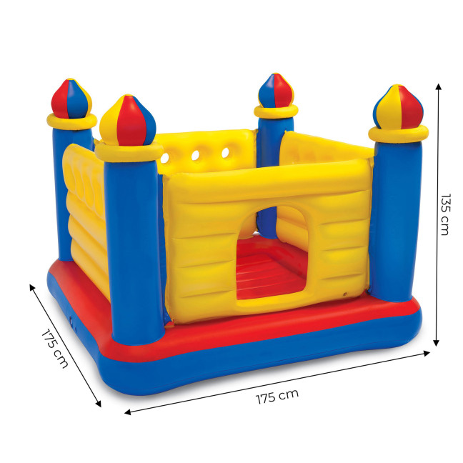 Dmuchana trampolina Zamek dla dzieci 174 x 174 x 135 cm 48259 INTEX
