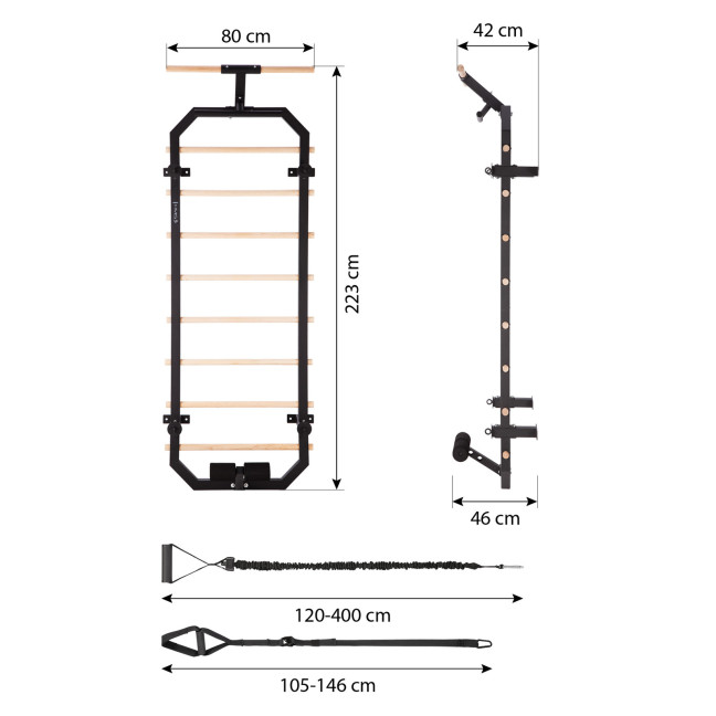 DW2708 Multifunctional Gymnastics Ladder HMS