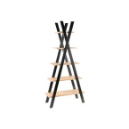 TIPI II shelf, Wotan Oak/Black 180x85