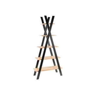 TIPI II shelf, Wotan Oak/Black 180x85