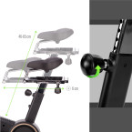 MP5458 STATIONARY AIR BIKE SEMI COMMERCIAL HMS